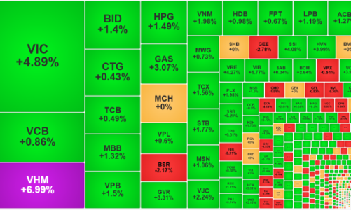 Cổ phiếu chứng khoán, bất động sản bùng nổ, VN-Index đột phá qua mốc 1700 điểm