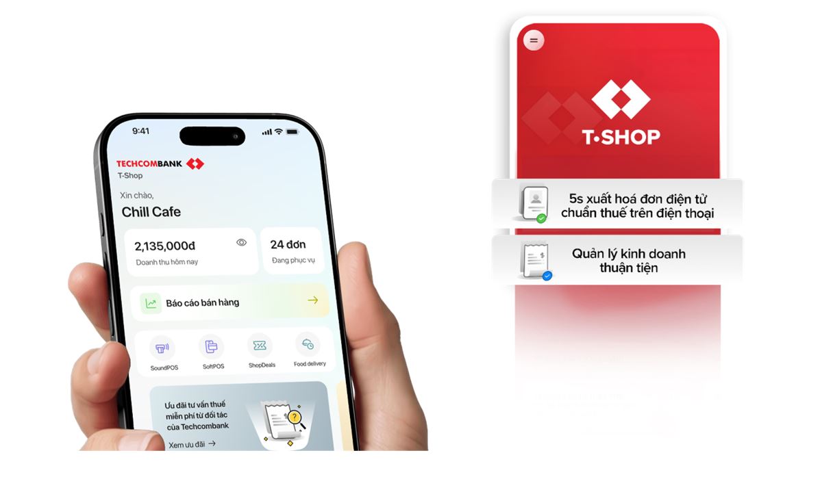 Techcombank ra mắt T-Shop: Giải pháp quản lý bán hàng cho hộ kinh doanh - Ảnh 1