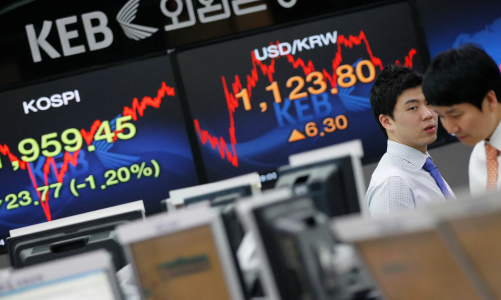 Chứng khoán Hàn Quốc hoàn tất tháng giảm mạnh nhất 18 năm