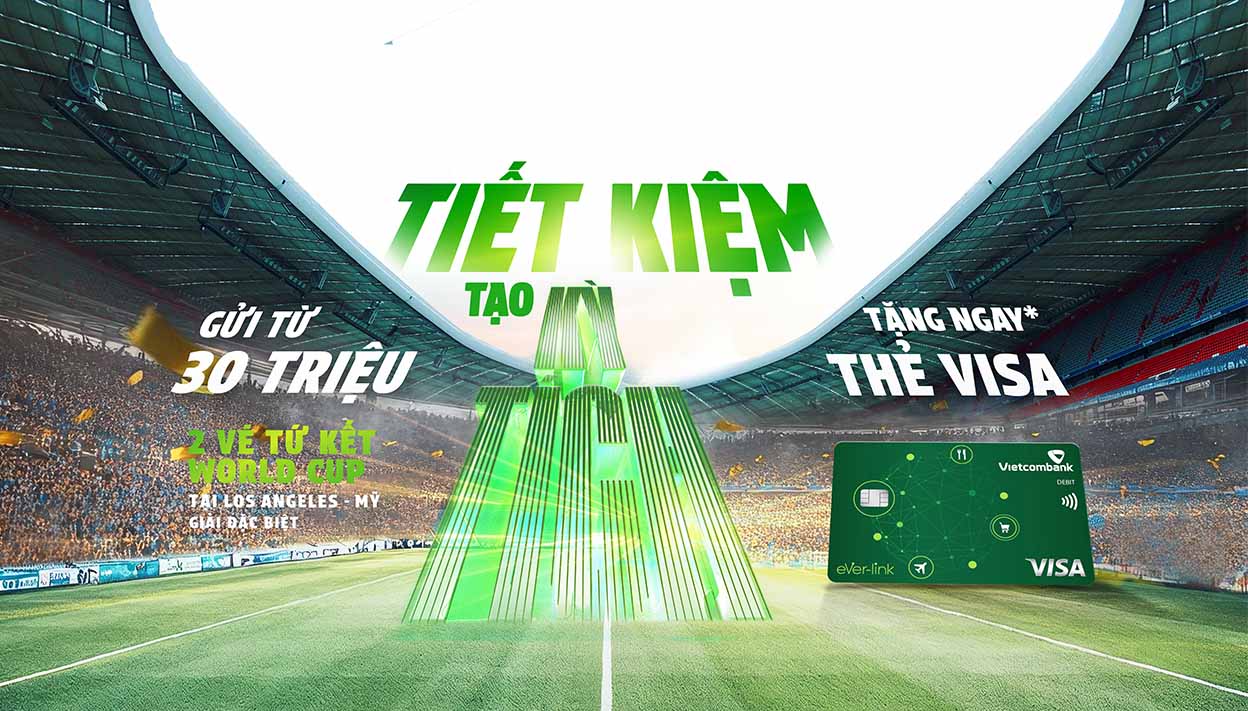 Mừng sinh nhật 63 năm, Vietcombank tưng bừng triển khai ưu đãi “Tiết kiệm tạo kỳ tích”