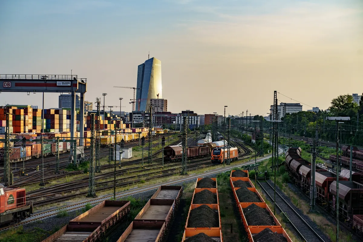 Trụ sở Ngân hàng Trung ương châu Âu (ECB) tại Frankfurt - Ảnh: Bloomberg