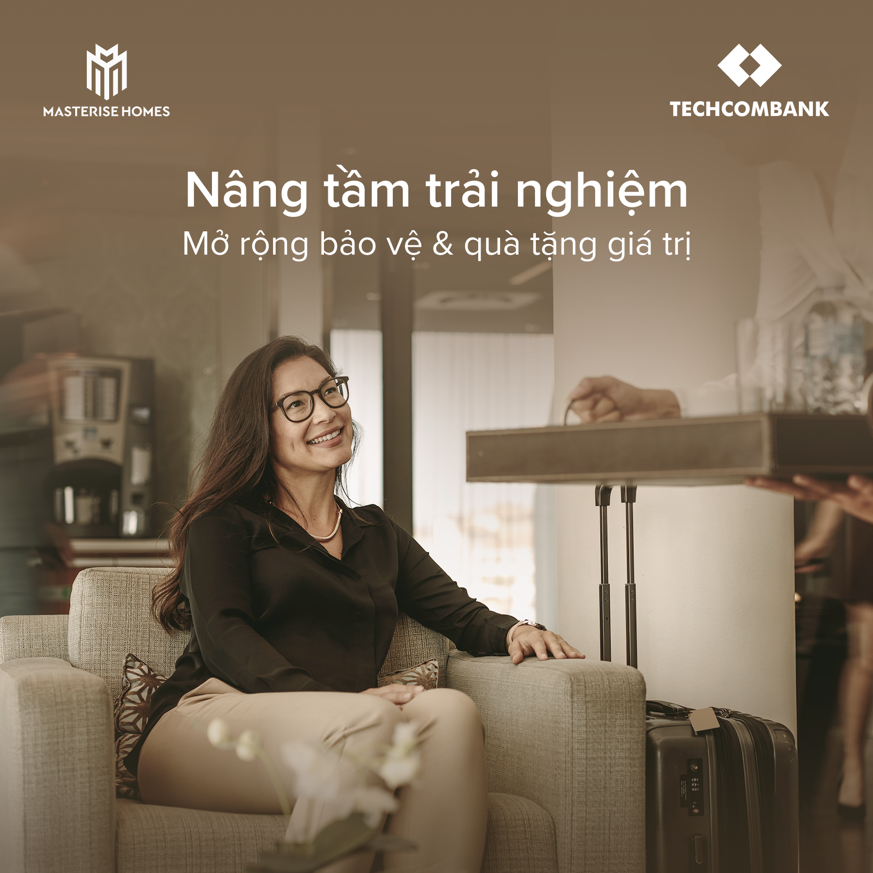 THE INNER by Masterise Homes  Techcombank mang đến sự song hành trải nghiệm sống và nội lực tài chính cho khách hàng.