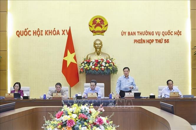 Phó Chủ tịch Quốc hội Nguyễn Khắc Định phát biểu. Ảnh: TTXVN.