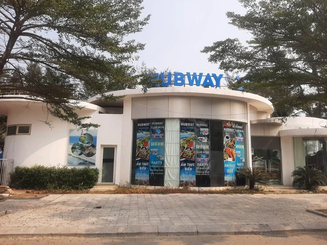 Một hubway trên bãi biển Sầm Sơn.