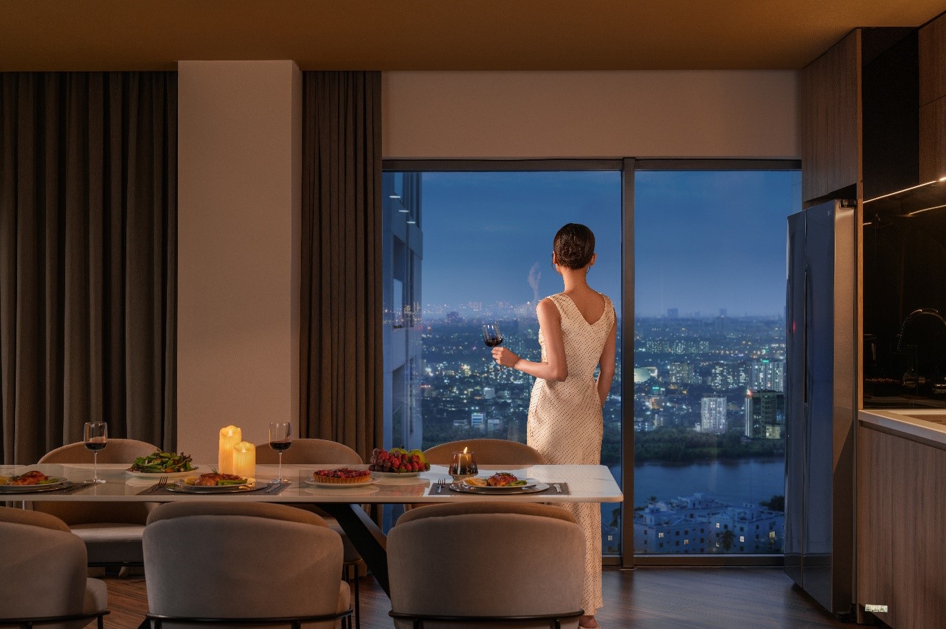 Không gian rộng mở phản chiếu bản sắc chủ nhân.