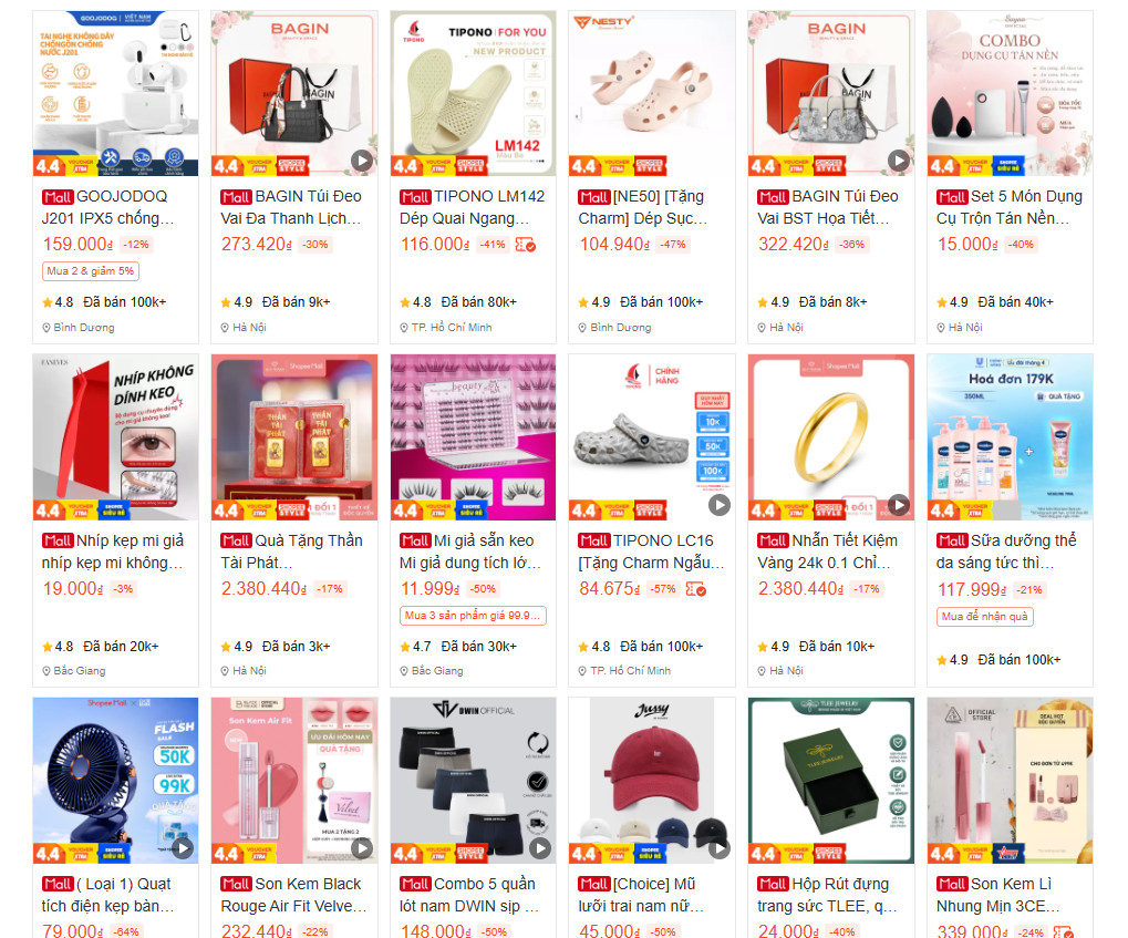 Xu hướng tiêu dùng online cũng đang dịch chuyển rõ rệt sang các sản phẩm chính hãng.