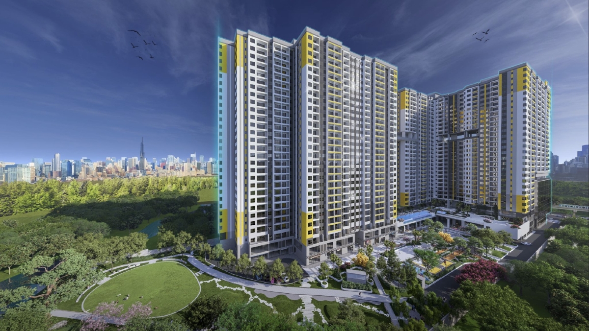 Bcons NewSky tọa lạc trên mặt tiền Quốc lộ 13 – tuyến giao thông kết nối TP.HCM và Bình Dương. Nguồn: Tập đoàn BCONS.