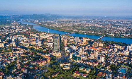 Trung tâm thành phố Huế. Ảnh: Khánh Đăng