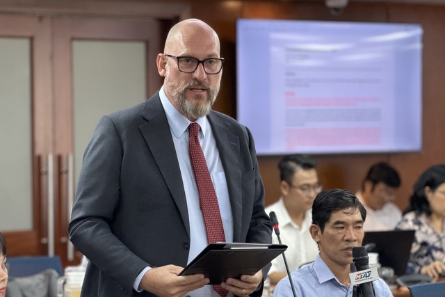 Ông Richard D. McClellan, Tổng giám đốc điều hành Trung tâm Tài chính quốc tế Việt Nam tại TP. Hồ Chí Minh (VIFC HCMC) - Ảnh: U.N