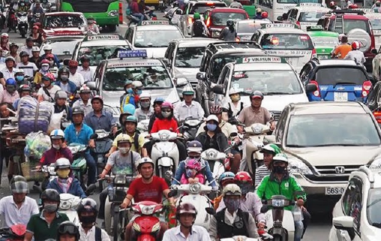 TP.Hồ Chí Minh sẽ cần diện tích đường lớn gấp khoảng 2,5 lần hiện nay mới có thể đáp ứng nhu cầu đi lại. Ảnh minh họa.