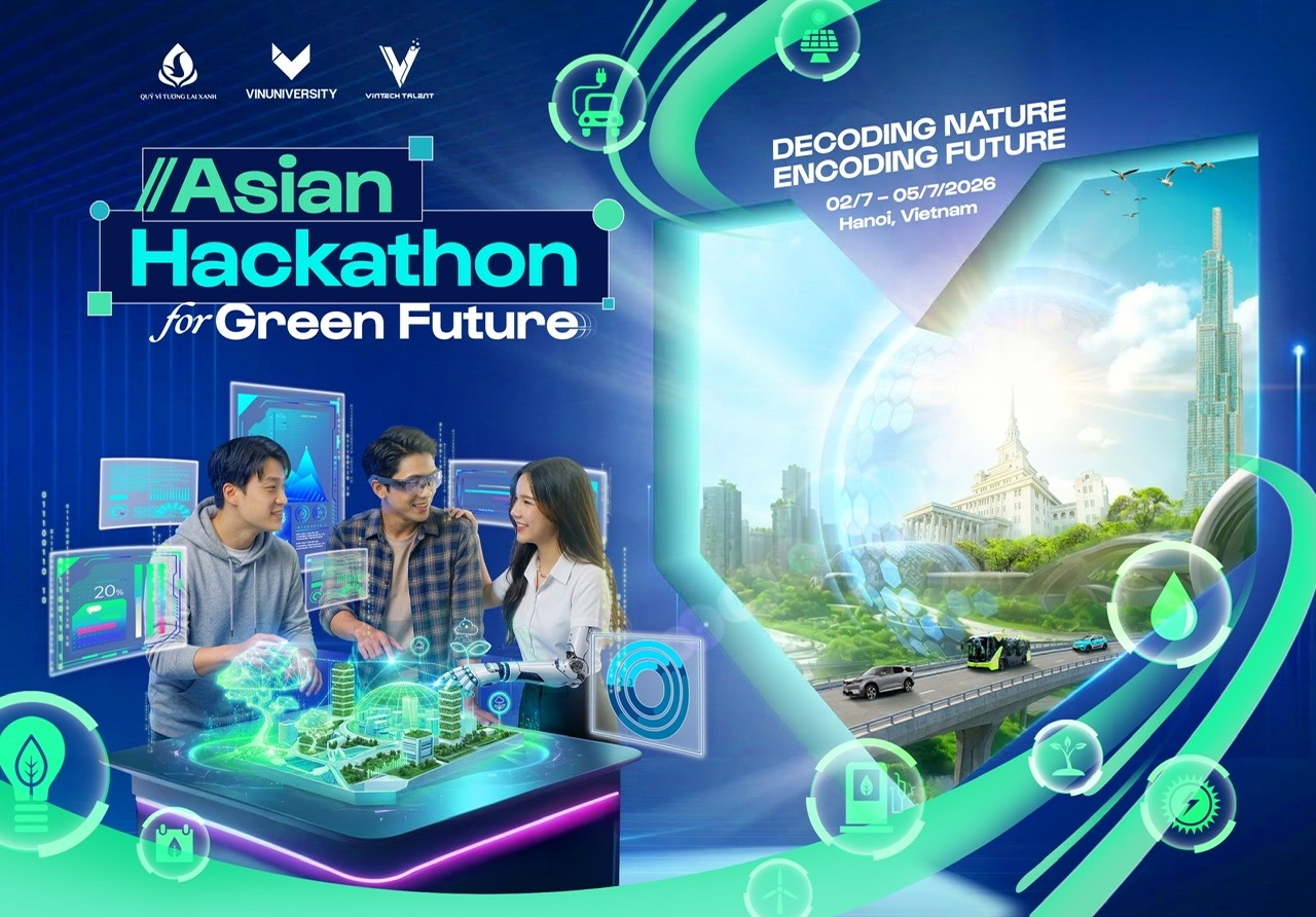 Lần đầu tiên một cuộc thi hackathon về môi trường quy mô toàn châu Á, dành riêng cho sinh viên, học viên cao học được tổ chức tại Việt Nam