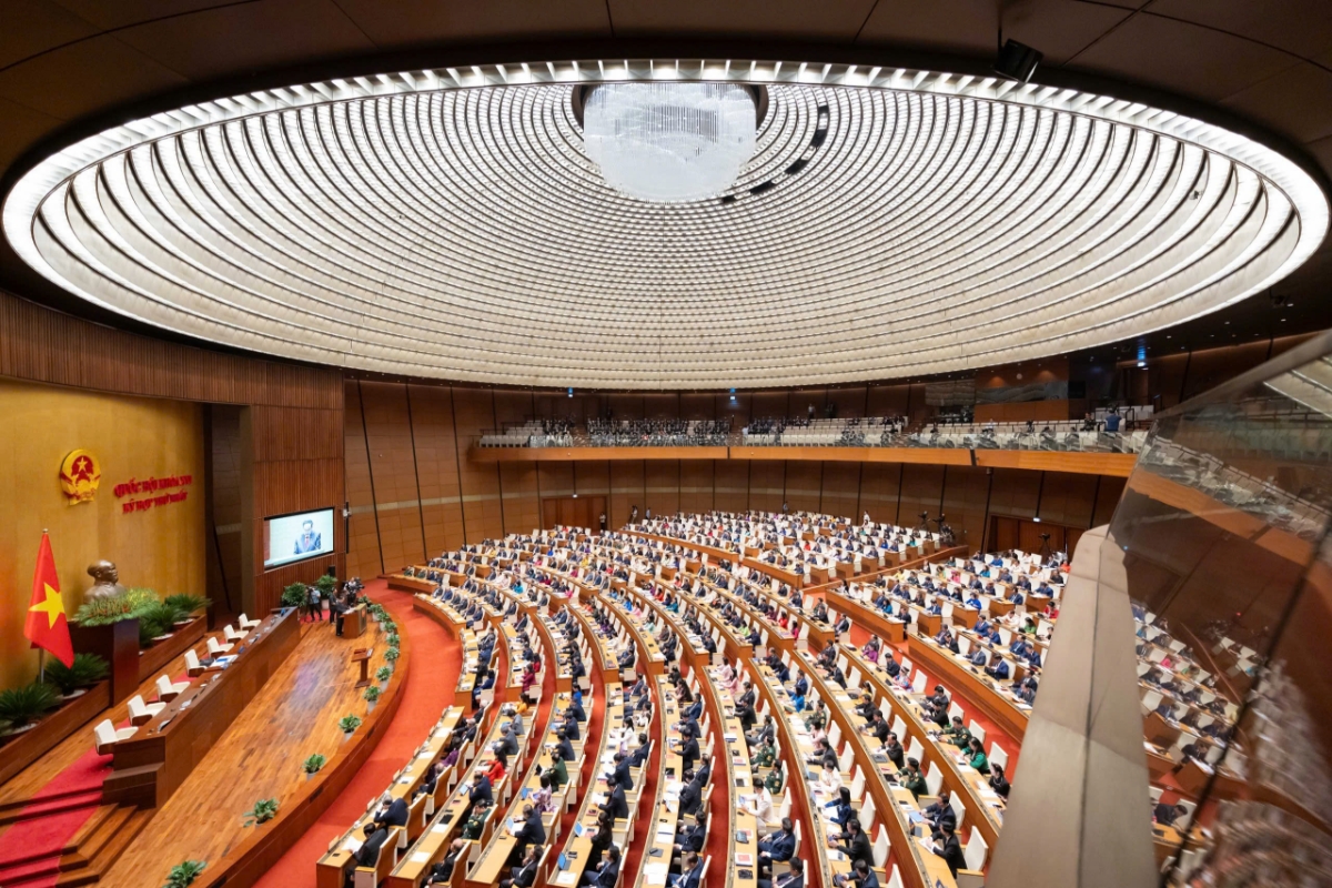 Toàn cảnh Phiên khai mạc Kỳ họp thứ Nhất. Ảnh: Quốc hội