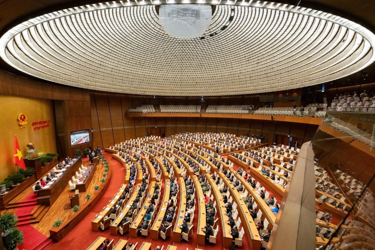 Một kỳ họp Quốc hội khóa XV. Ảnh: Quốc hội