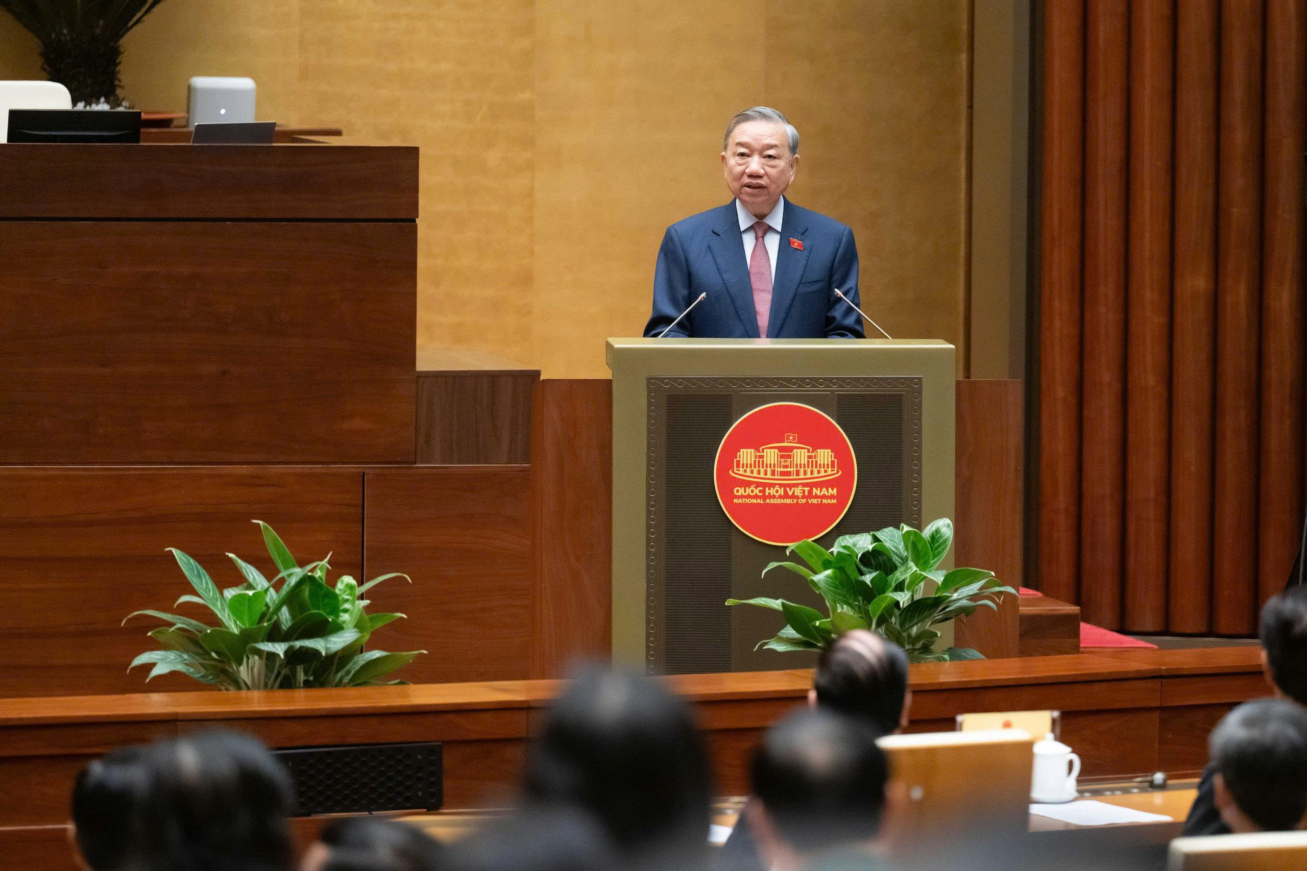 Tổng Bí thư Tô Lâm phát biểu tại Phiên khai mạc Kỳ họp thứ Nhất, Quốc hội khóa XVI.