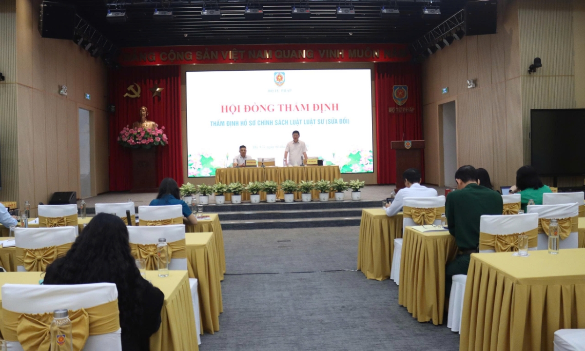 Quang cảnh cuộc thẩm định. Ảnh: CTV