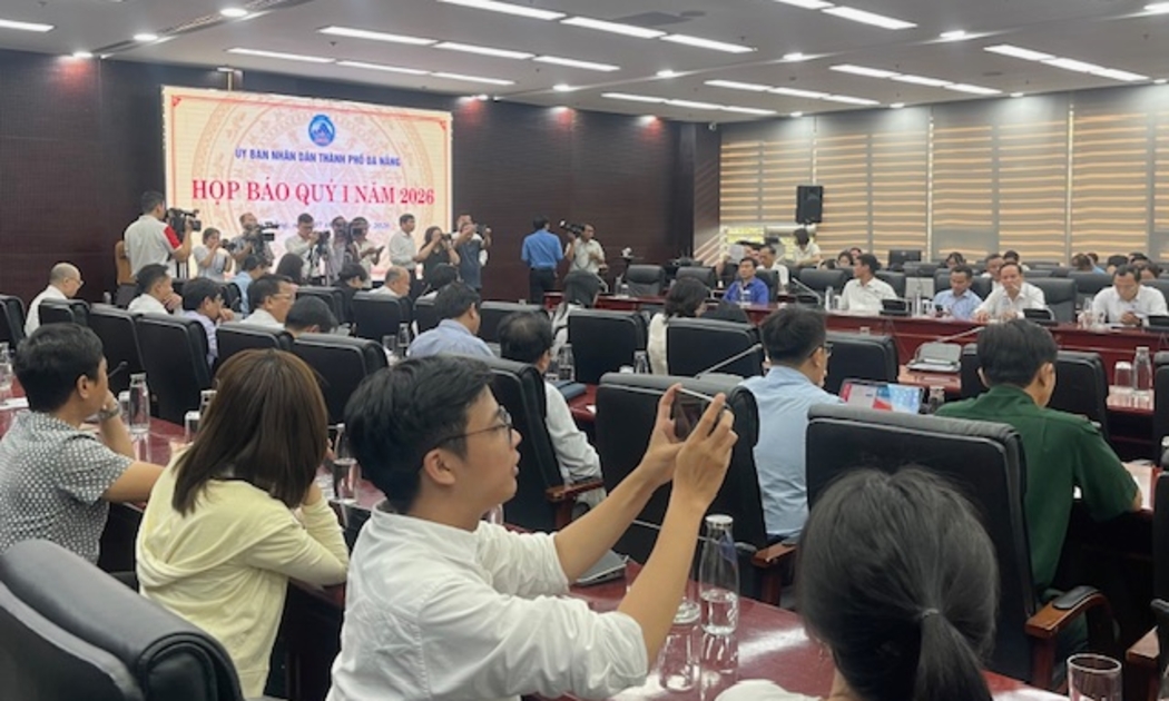 Quang cảnh họp báo quý I/2026. Ảnh Ngô Anh Văn