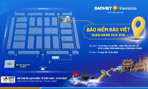 Bảo hiểm Bảo Việt: Ưu đãi hấp dẫn tại Hội chợ Du lịch Quốc tế 2026