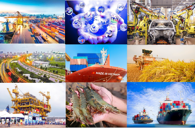 Đến 2030, tối thiểu 20 doanh nghiệp lớn trong các ngành mũi nhọn, chiến lược tham gia chuỗi cung ứng, chuỗi giá trị khu vực và toàn cầu. Ảnh minh họa.