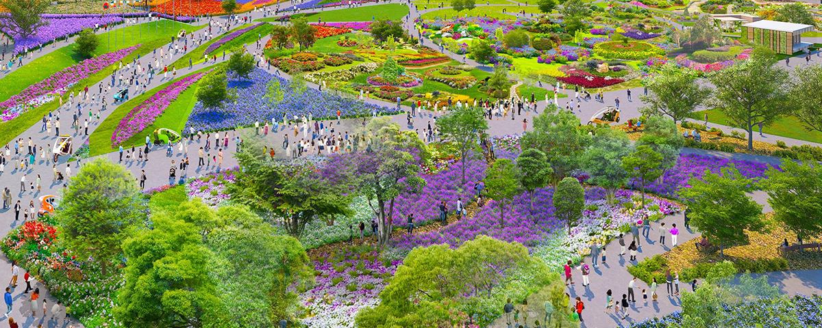 Phối cảnh một góc GREEN EXPO 2027.