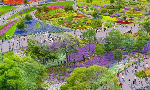 Phối cảnh một góc GREEN EXPO 2027.