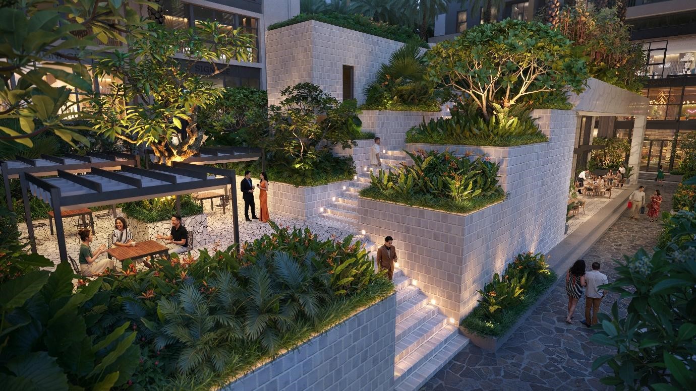 Ảnh phối cảnh phân khu The Flame Vine. 