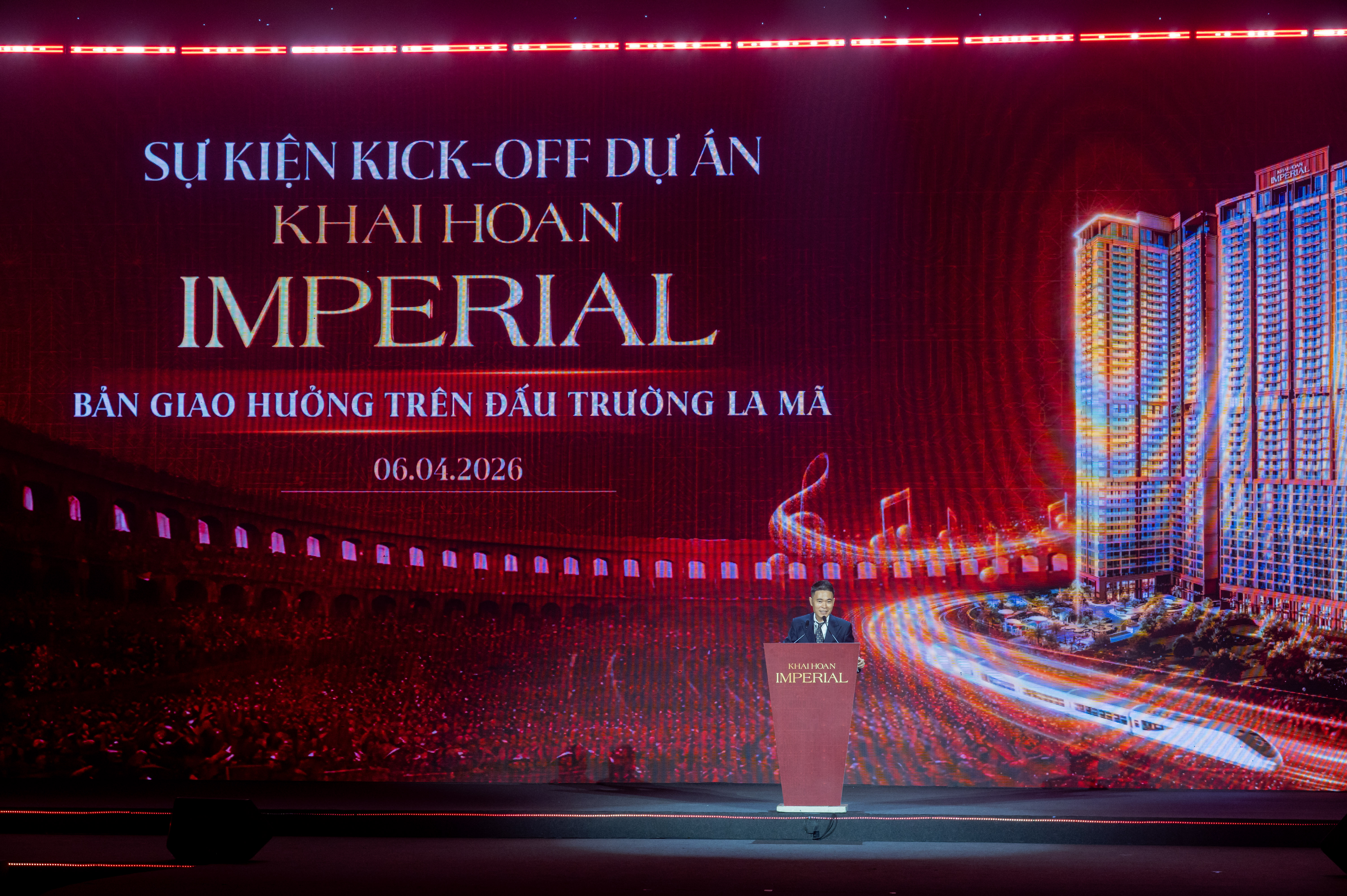 Những thông tin trọng yếu của dự án Khải Hoàn Imperial được chia sẻ. Ảnh: Khải Hoàn Imperial.