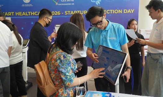 Các doanh nghiệp tham gia triển lãm Smart Healthcare 2026 - Startup Connection Day tại SIHUB, ngày 8/4.