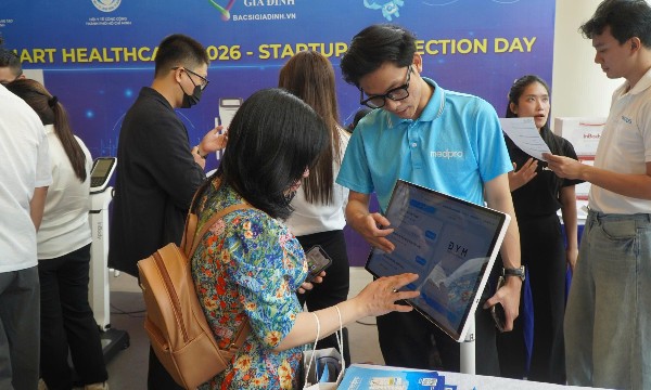 Các doanh nghiệp tham gia triển lãm Smart Healthcare 2026 - Startup Connection Day tại SIHUB, ngày 8/4.