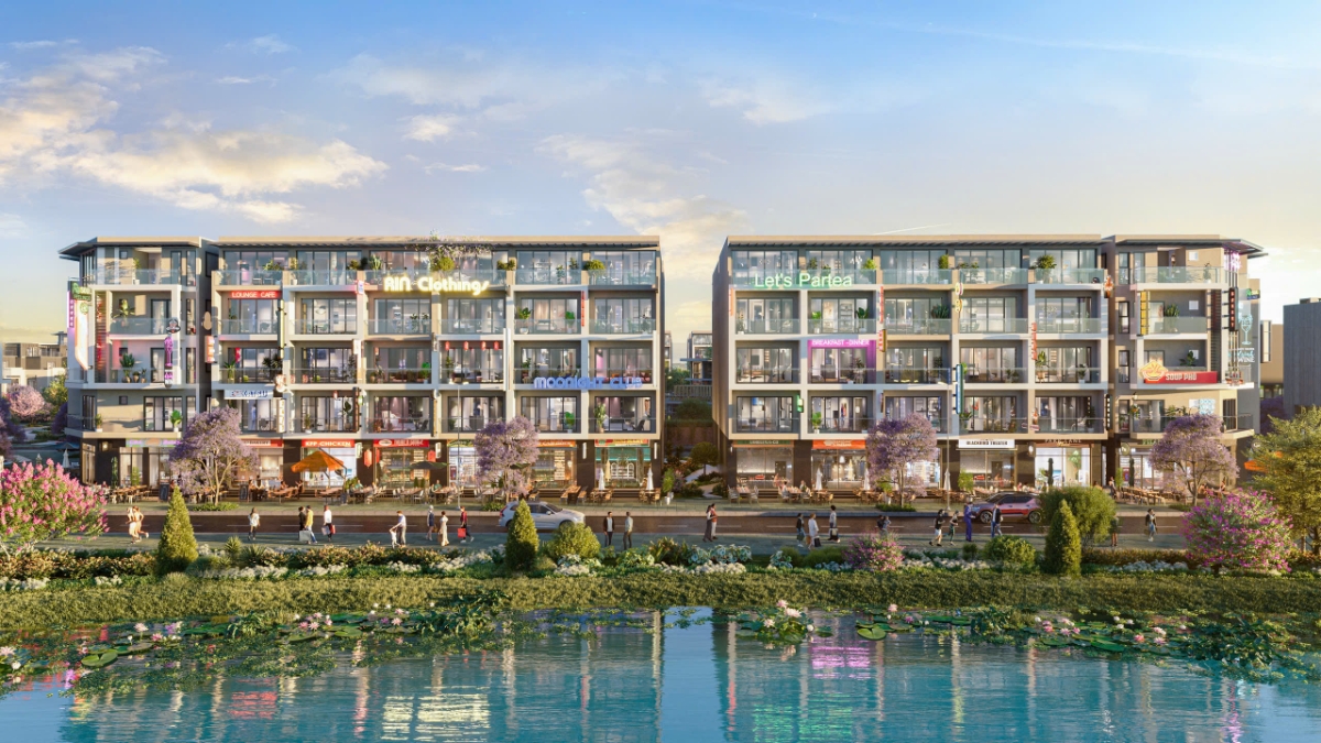 Kiến trúc show - window giúp căn nhà trở thành “không gian trưng bày”. Ảnh phối cảnh:&nbsp;Hanoi Oriental.