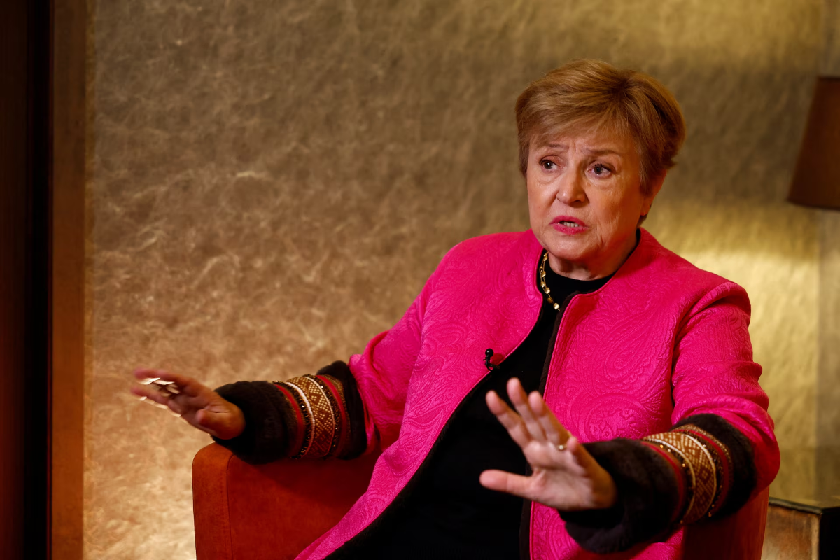Tổng giám đốc Quỹ Tiền tệ Quốc tế (IMF) Kristalina Georgieva - Ảnh: Reuters.