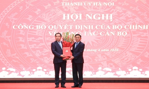 Bộ Chính trị phân công, chỉ định đồng chí Trần Đức Thắng giữ chức Bí thư Thành ủy Hà Nội