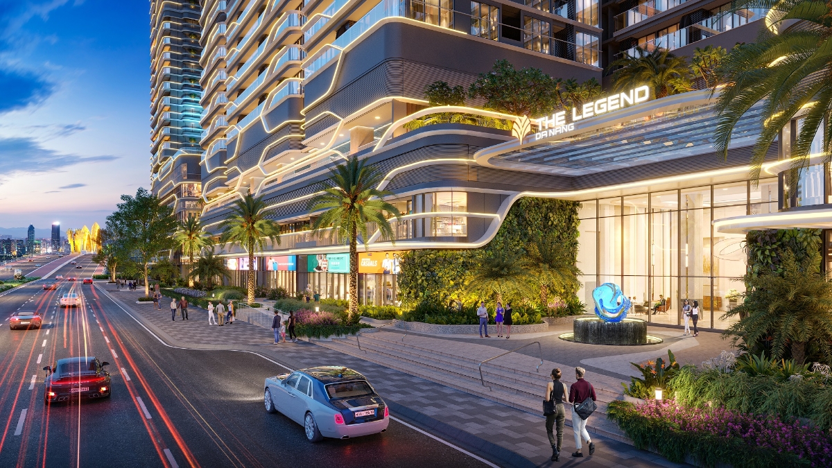 The Legend Danang - tài sản dòng tiền đáp ứng bộ lọc mới của thị trường. Ảnh: ROX Group.