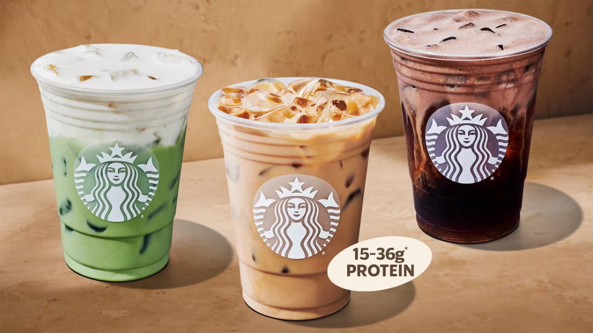 Starbucks Trung Quốc cũng cho ra mắt dòng sản phẩm đồ uống giàu protein mới trên toàn hệ thống.