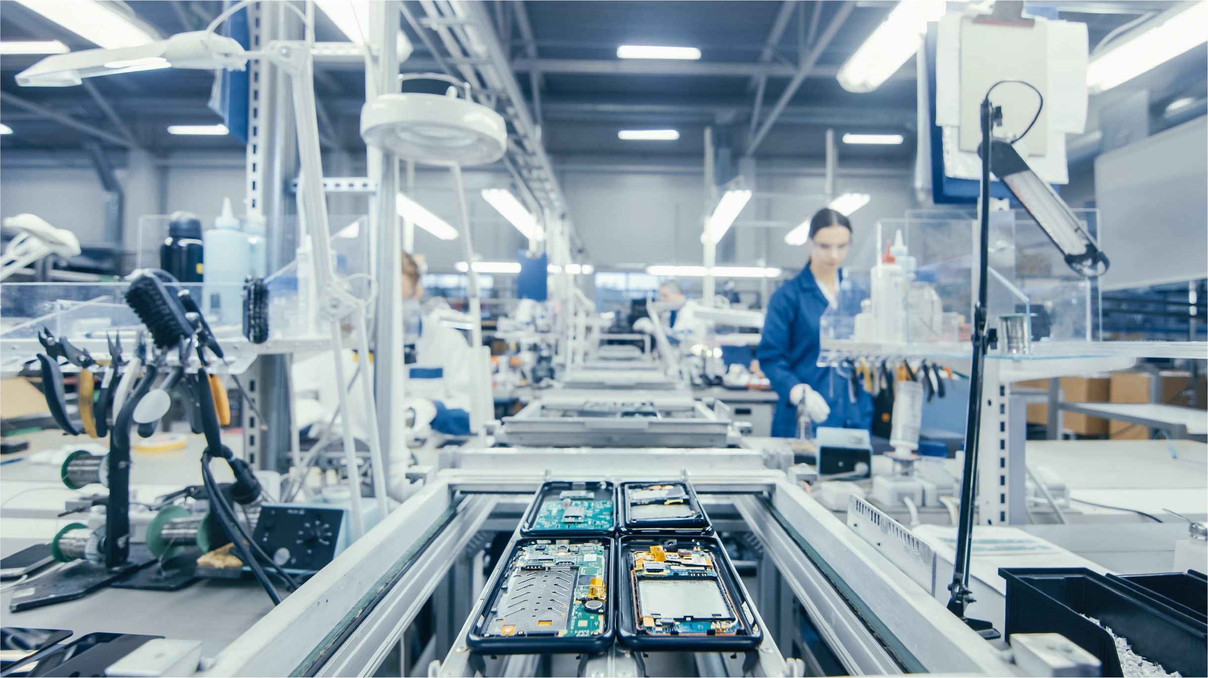 Xây dựng nhà máy thông minh (smart factory) đang là đích đến của mọi nền sản xuất hiện đại. Ảnh minh họa.