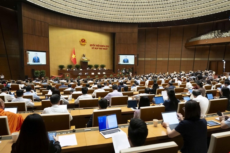 Quang cảnh Phiên họp. Ảnh: Quốc hội