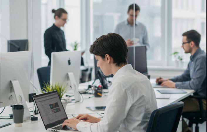 Nhân viên số (Digital Workers) là những hệ thống ứng dụng AI và tự động hóa có thể đảm nhiệm các quy trình cụ thể trong tổ chức. Ảnh minh họa