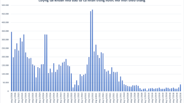 Khối ngoại ồ ạt mở tài khoản chứng khoán tại Việt Nam, cá nhân trong nước cũng lập kỷ lục 4 năm