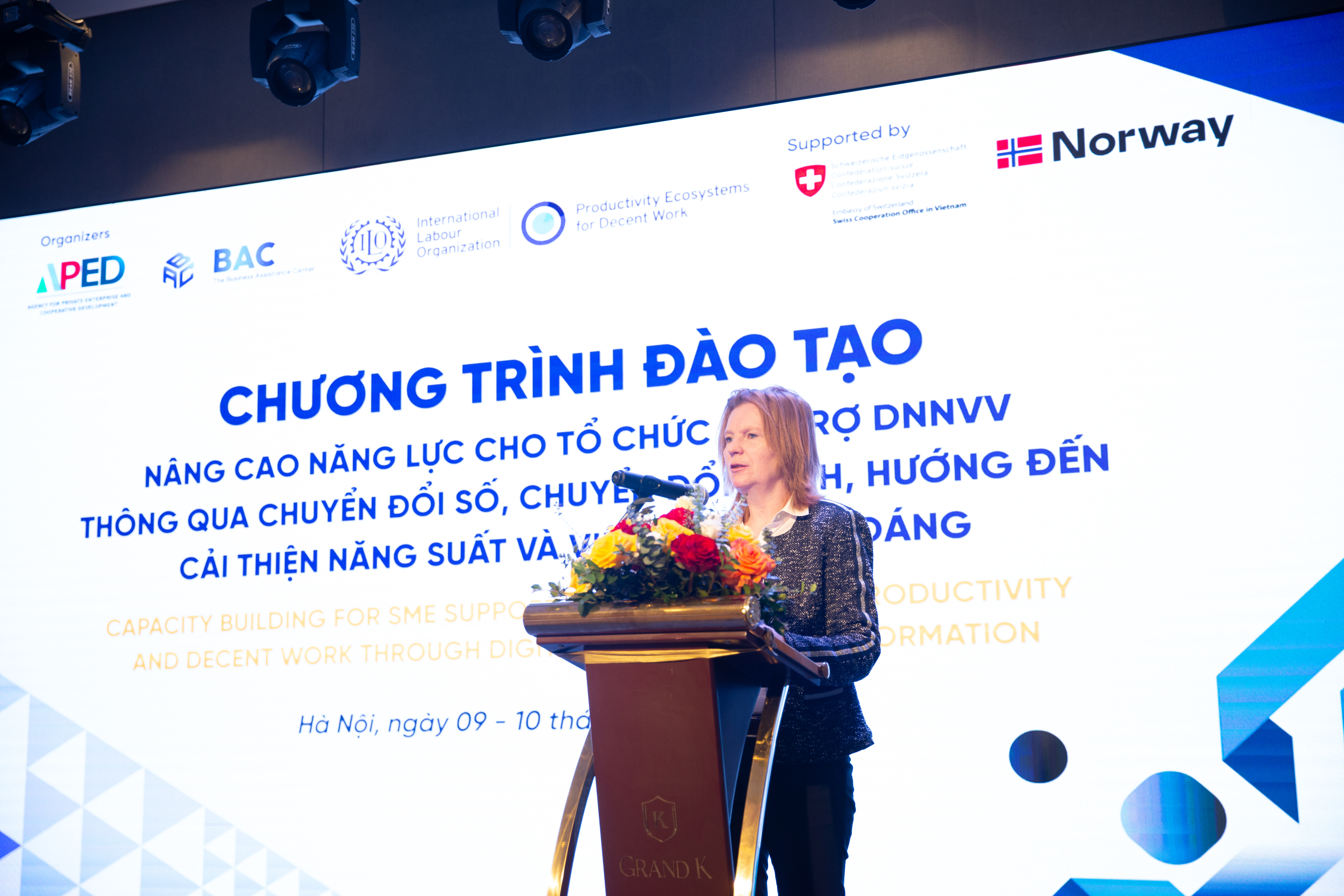 Bà Mette Møglestue, Phó Đại sứ Na Uy tại Việt Nam.