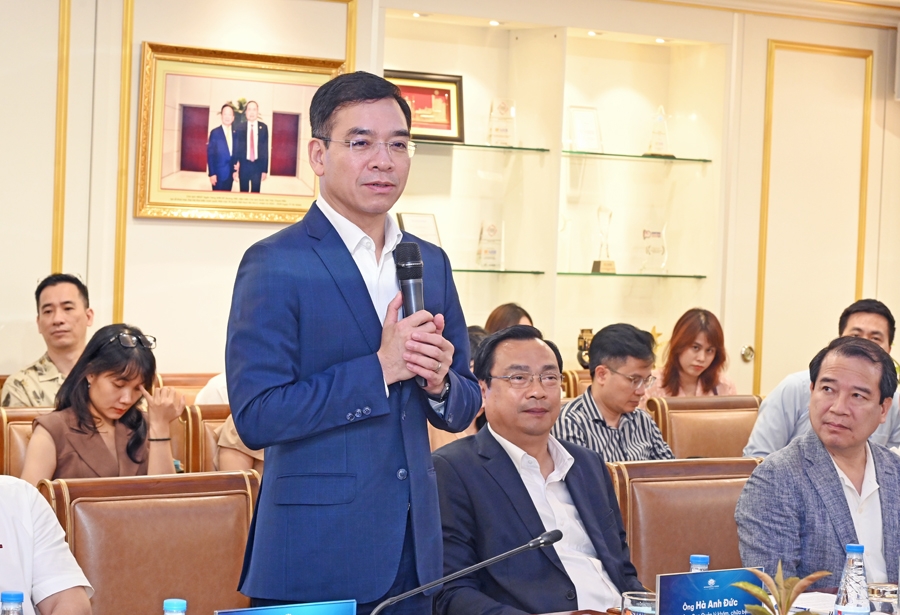 Cục trưởng Cục Quản lý Khám chữa bệnh Hà Anh Đức phát biểu tại buổi lễ.