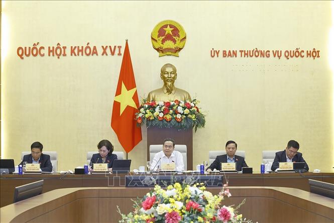 Chủ tịch Quốc hội Trần Thanh Mẫn phát biểu. Ảnh: TTXVN.