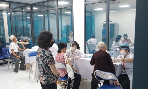 Người dân được sàng lọc bệnh ngay tại tuyến y tế cơ sở