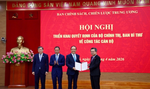 Bổ nhiệm 3 Phó Trưởng Ban Chính sách, chiến lược Trung ương mới