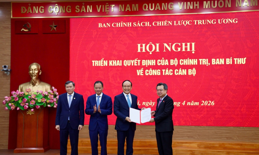 Bổ nhiệm 3 Phó Trưởng Ban Chính sách, chiến lược Trung ương mới