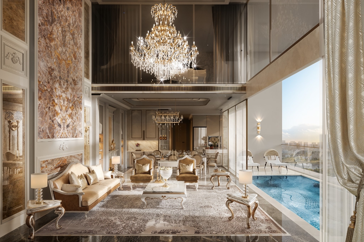 Mỗi căn duplex thuộc bộ sưu tập The Rey Edition là một phiên bản bất động sản giới hạn dành riêng cho giới tinh hoa. Ảnh phối cảnh:&nbsp;Meygroup.