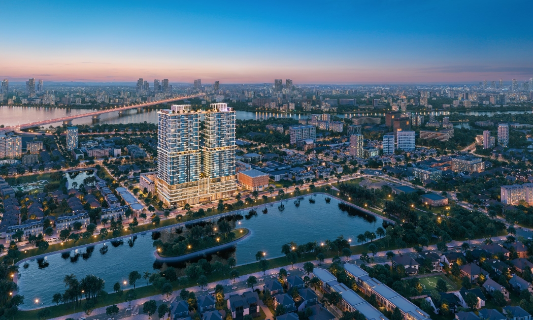 The Rey Edition - bộ sưu tập duplex tại Rivea Residences tọa lạc tại vùng lõi Thủ đô. Ảnh: DNCC.