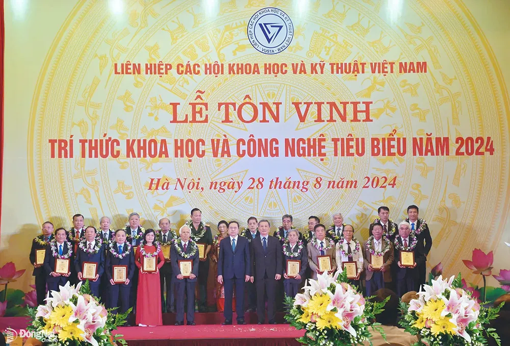 Lễ tôn vinh trí thức khoa học và công nghệ tiêu biểu năm 2024