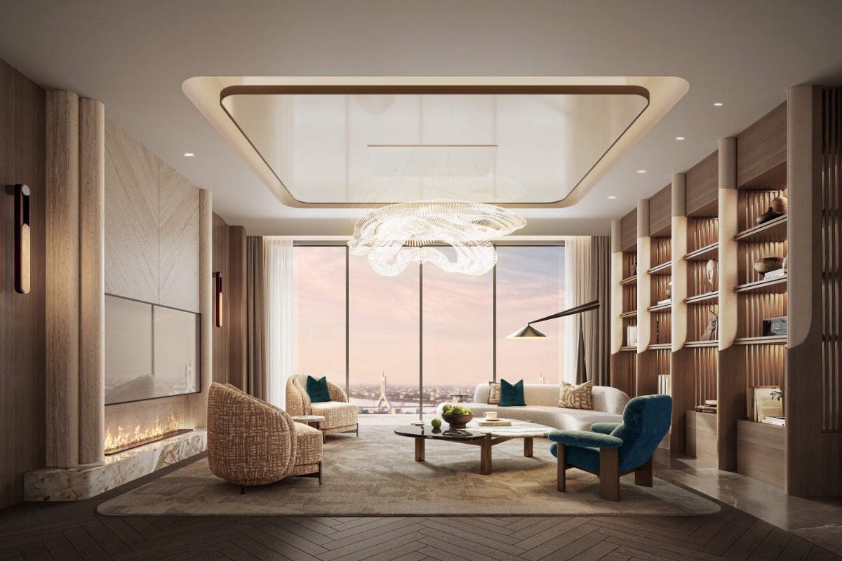 Một góc nhìn căn hộ thuộc The Essence Wing tại tòa Peak II.&nbsp;Ảnh:&nbsp;Masterise Homes.