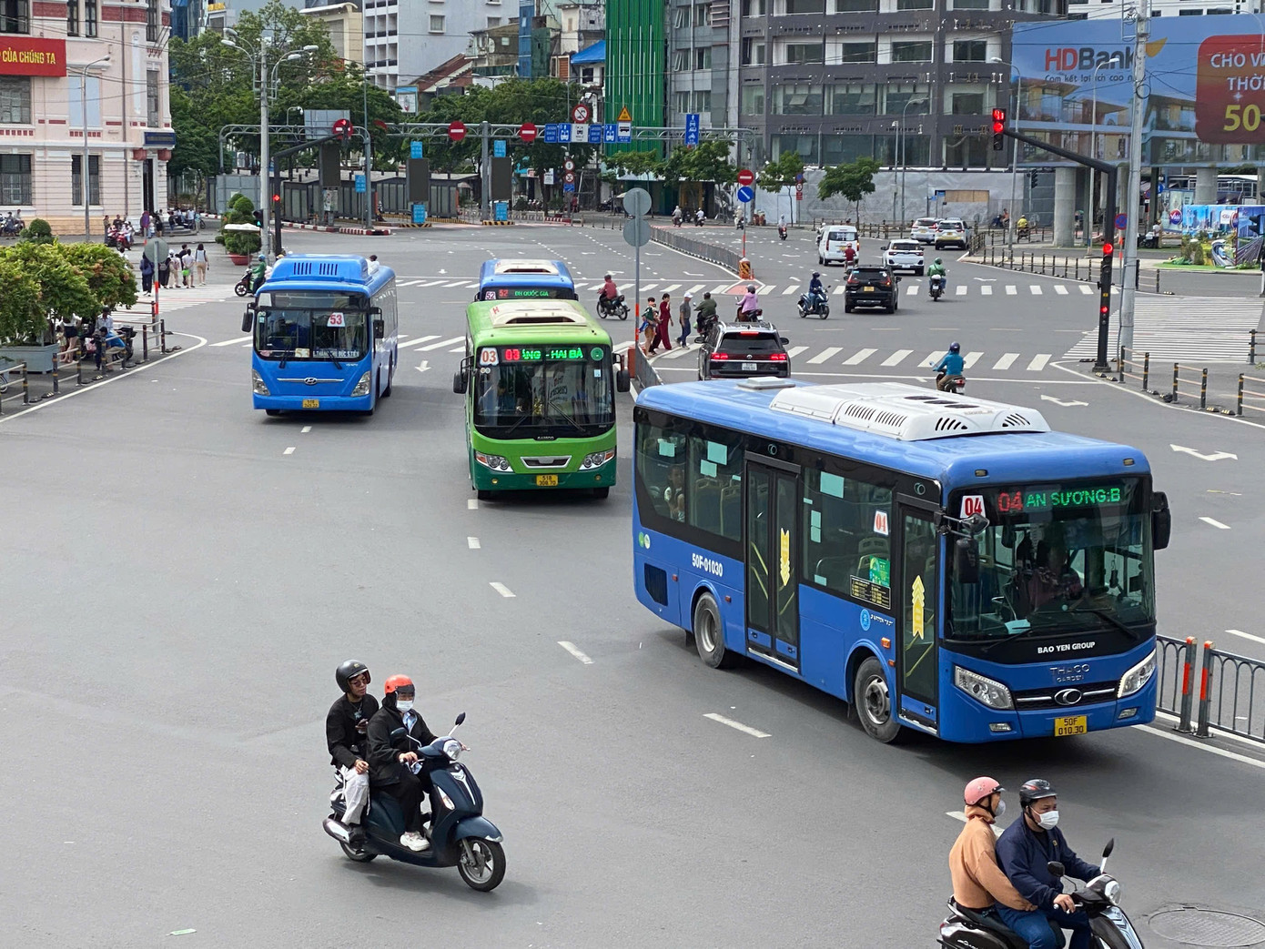 TP. Hồ Chí Minh triển khai miễn vé xe buýt, khuyến khich người dân sử dụng vận tải công cộng