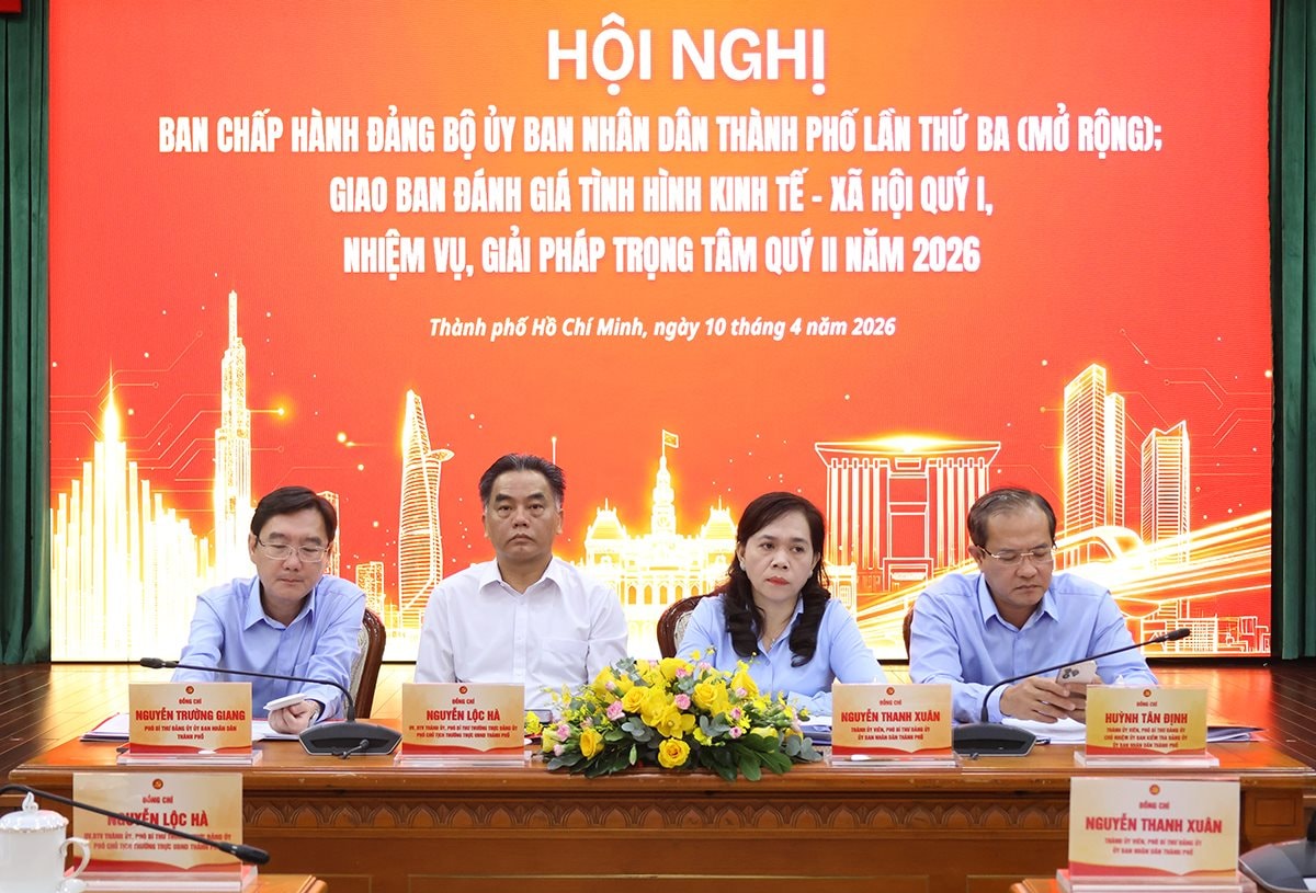 Hội nghị Ban Chấp hành Đảng bộ UBND Thành phố lần thứ III và hội nghị giao ban đánh giá tình hình kinh tế - xã hội quý I, nhiệm vụ, giải pháp trọng tâm quý II năm 2026.