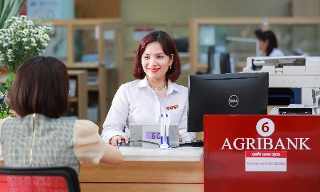 Khách hàng giao dịch tại Agribank chi nhánh thành phố Hải Phòng. Ảnh: Agribank.